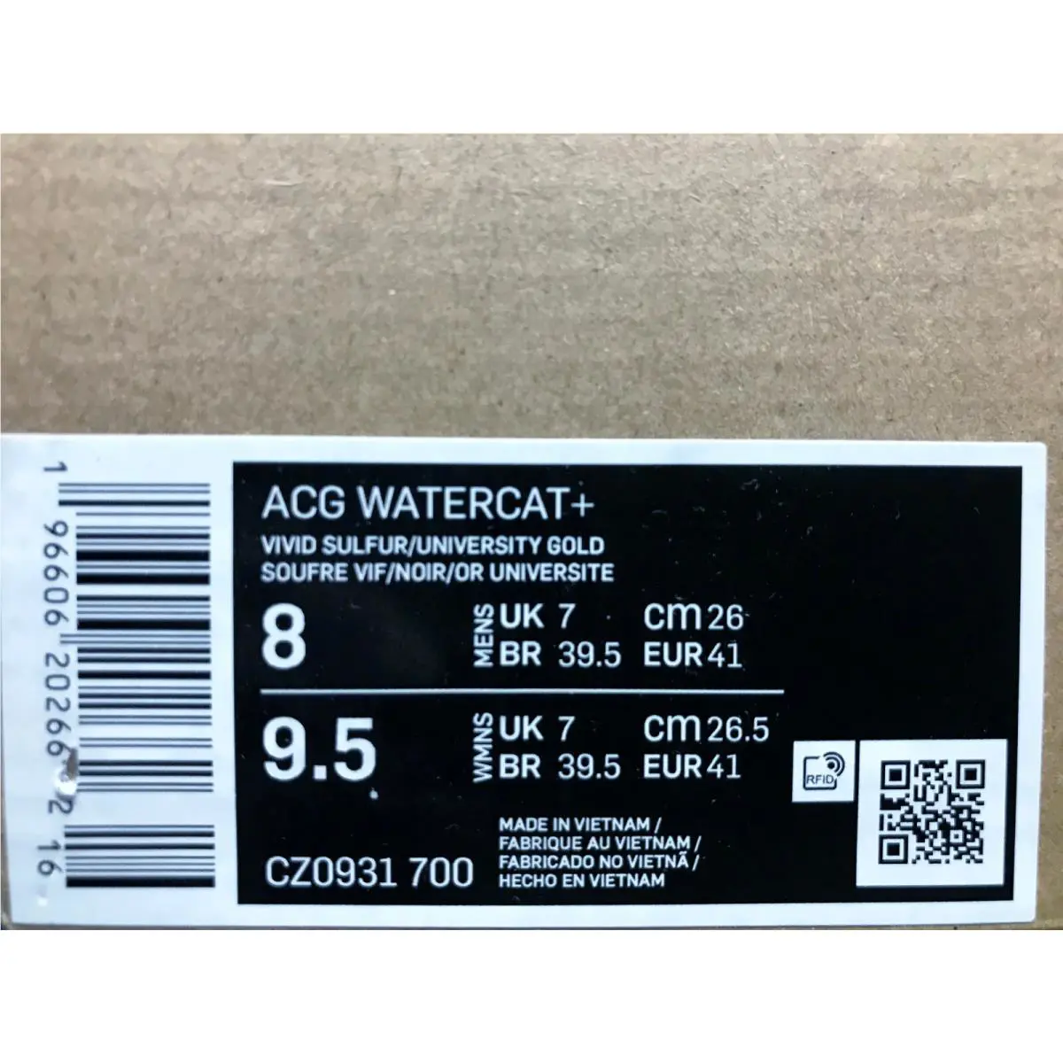 Nike shoes - Nike ACG Watercat+ - ACG - CZ0931-700 - Yellow (UPC: 196606202662) 3
