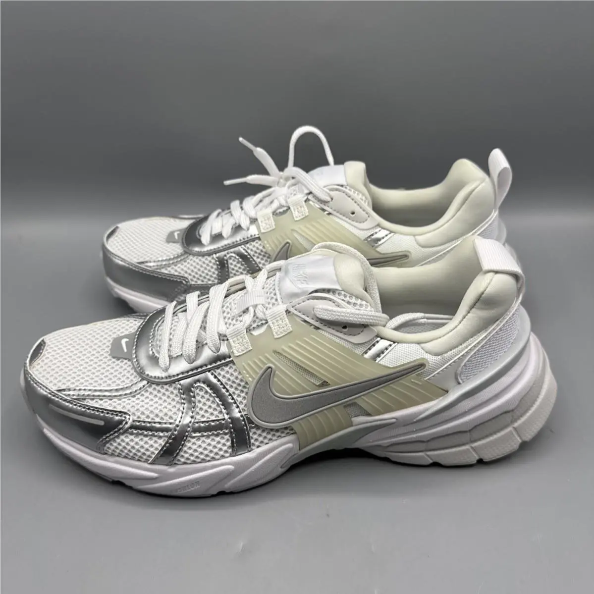 Nike shoes - Nike V2K Run - Run - FD0736 104 - white/metallic silver (UPC: 197593651655) 0
