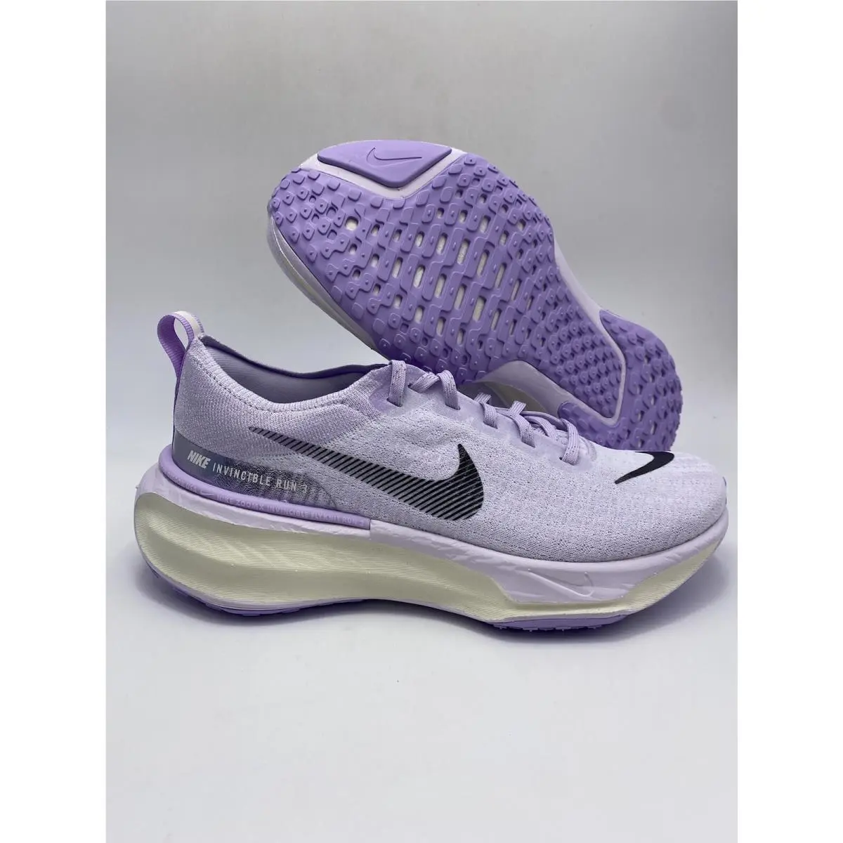 Nike Wmns Zoomx Invincible Run FK 3 Grape Black Lilac Shoes DR2660 500 W Sz 10
