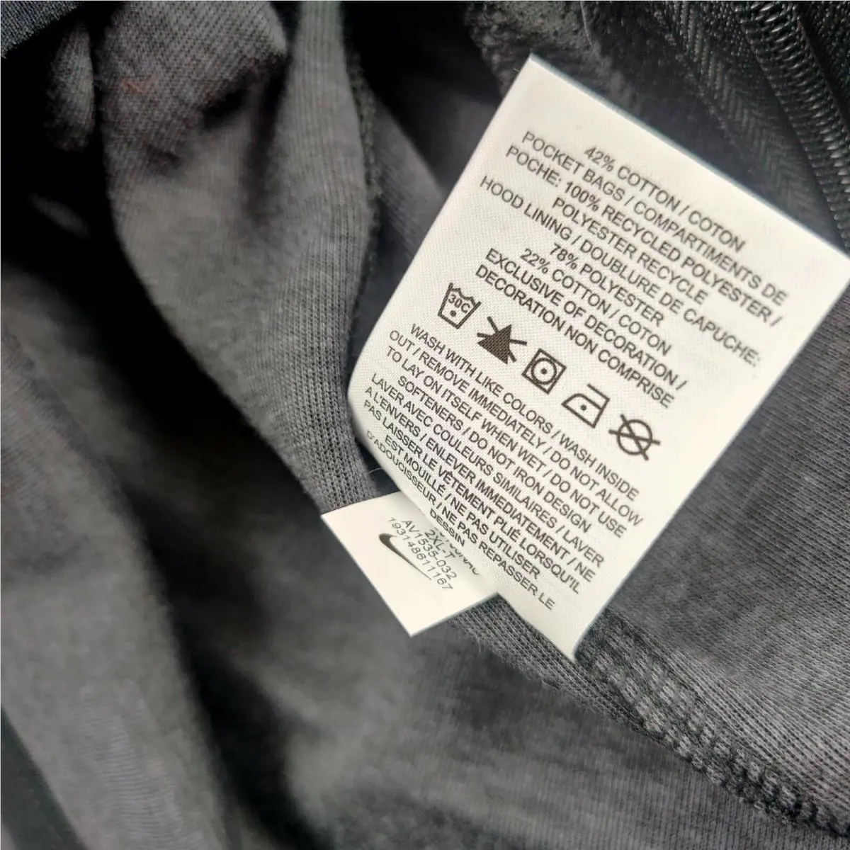 Nike clothing - AT8462-495 - AT8462-495 - Grey, Manufacturer: Rush Blue (UPC: 193148611167) 6