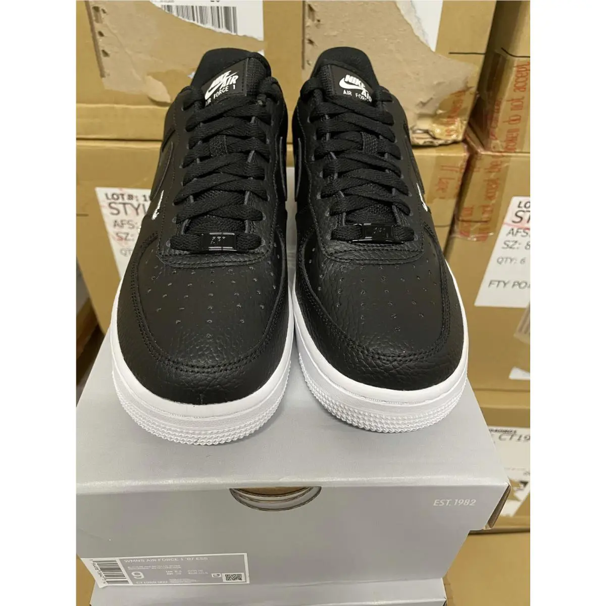 Nike shoes - Nike Air Force 1 `07 - CT1989-002 - Black, Manufacturer: Black 2