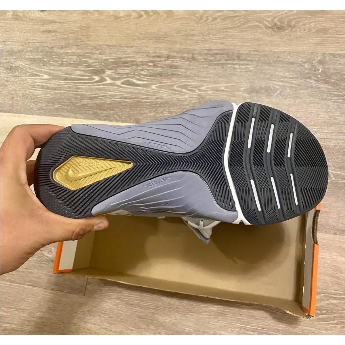 Nike shoes - Nike Metcon 7 - Metcon - CZ8280-049 - Pure Platinum-Metallic Gold Coin (UPC: 195242826805) 9