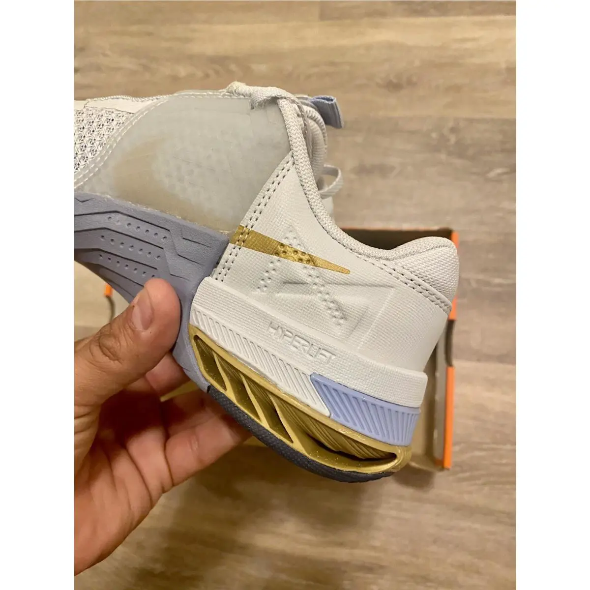 Nike shoes - Nike Metcon 7 - Metcon - CZ8280-049 - Pure Platinum-Metallic Gold Coin (UPC: 195242826805) 1