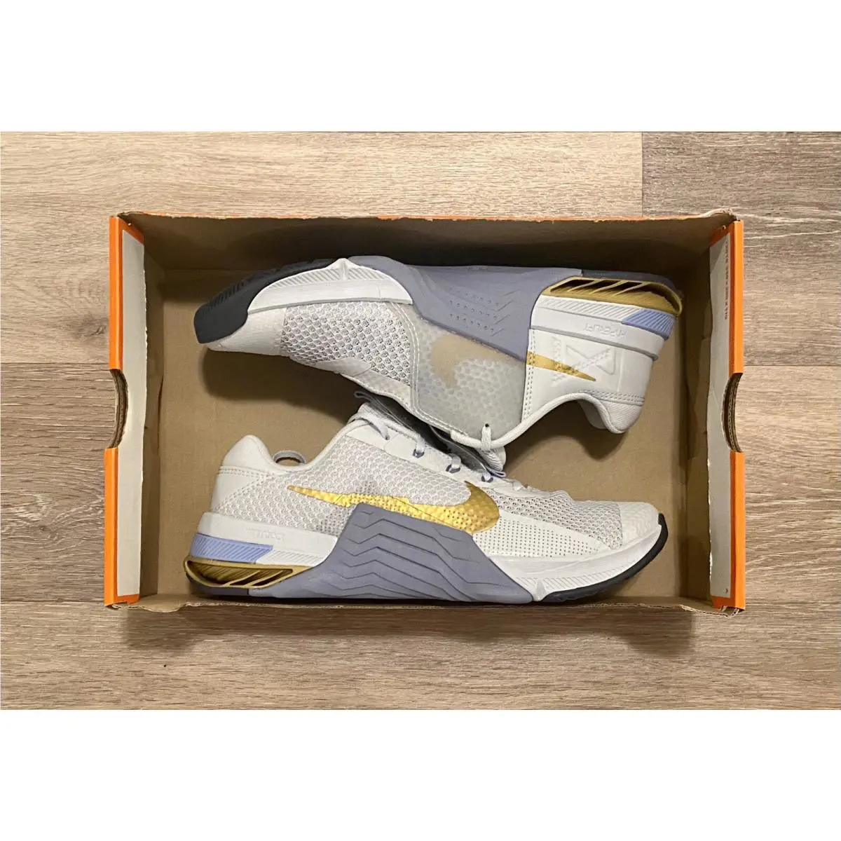 Nike shoes - Nike Metcon 7 - Metcon - CZ8280-049 - Pure Platinum-Metallic Gold Coin (UPC: 195242826805) 5