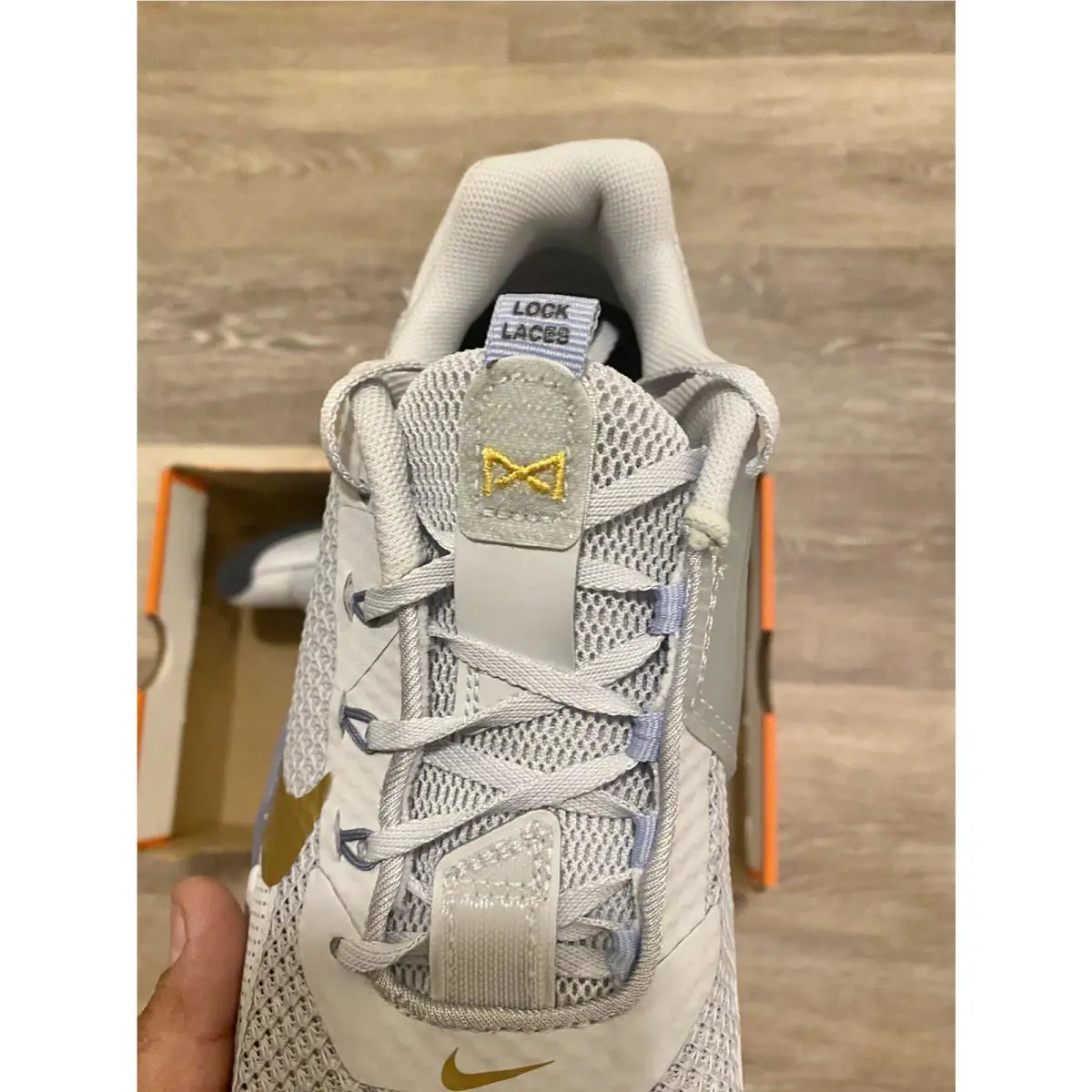 Nike shoes - Nike Metcon 7 - Metcon - CZ8280-049 - Pure Platinum-Metallic Gold Coin (UPC: 195242826805) 6