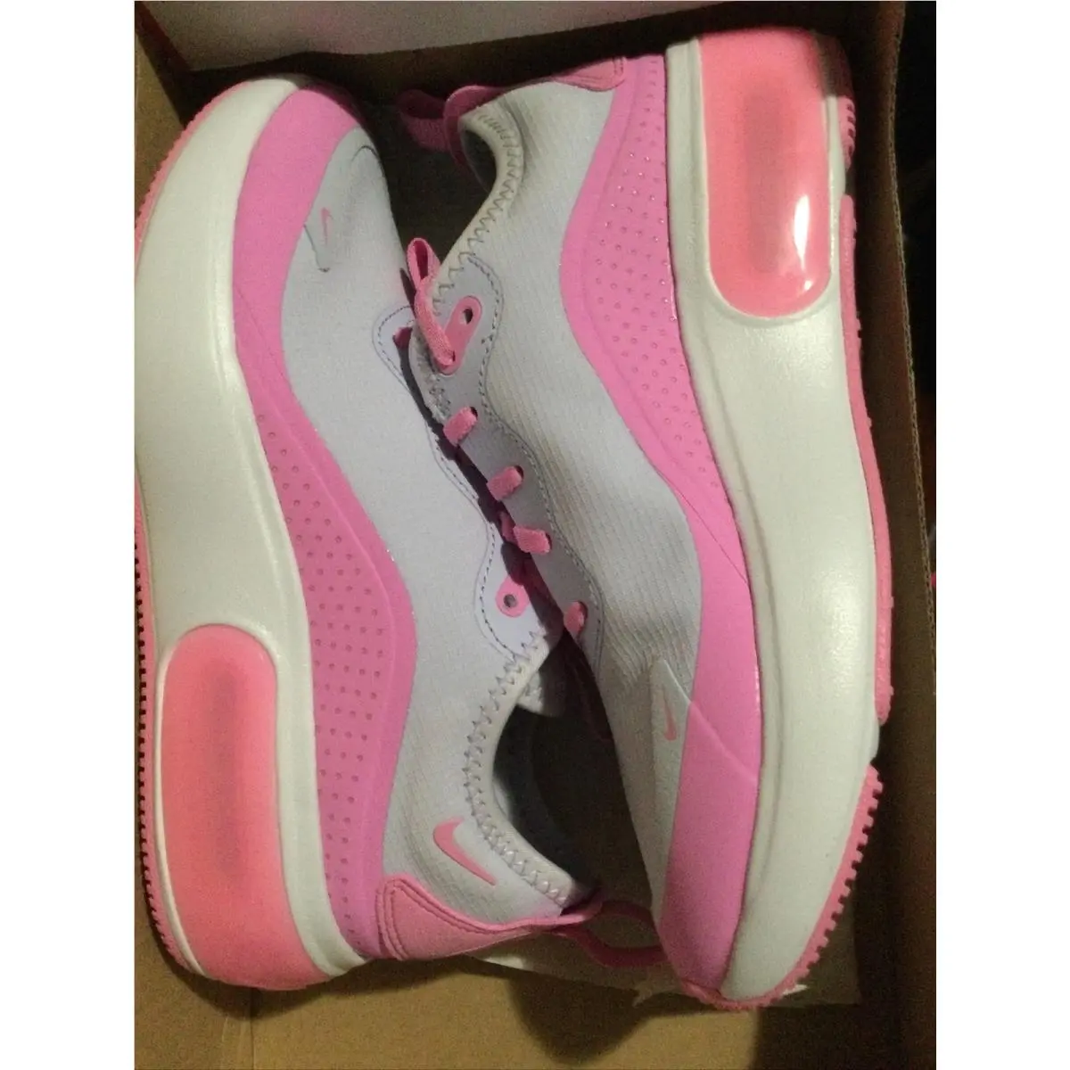 Nike Air Max Dia Womens White Pink AQ4312 501 Size 5 Running Casual