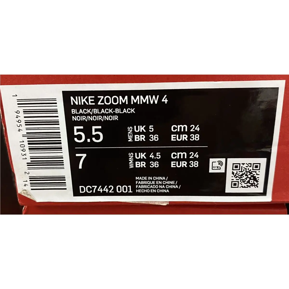 Nike shoes - Nike Zoom MMW - Zoom MMW - DC7442001 - Black 9