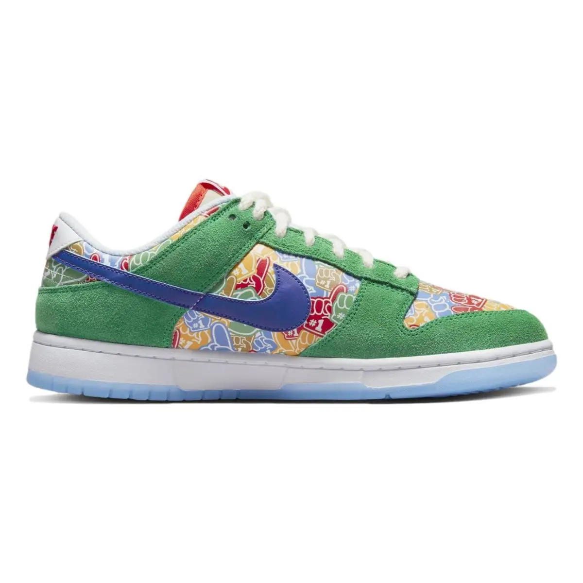 Size 12.5 - Nike Dunk Low `foam Finger` Men`s Shoes DZ5184-300