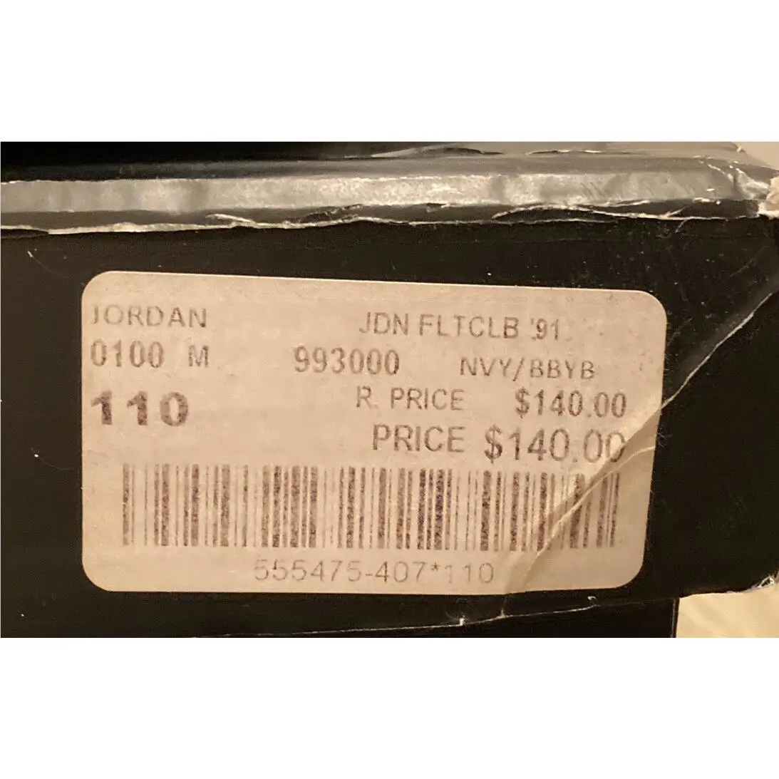 Nike shoes - Air Jordan Flight Club 91 - 555475 407 - MDNGHT NVY/UNVRSTY BL-MTT SLVR (UPC: 191885330044) 1