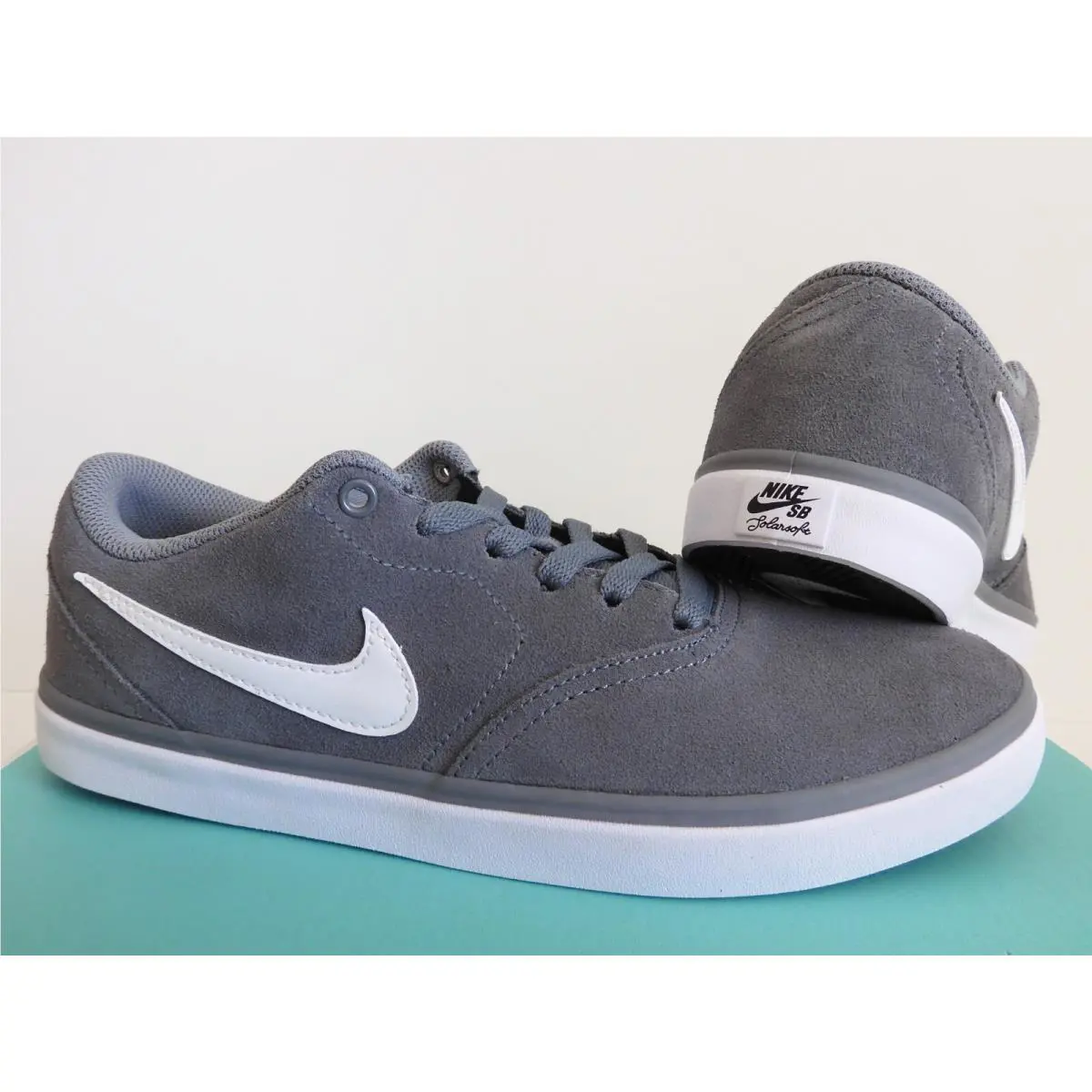 Nike shoes - Nike SB Check Solar - Check Solar - 843895-005 - Gray (UPC: 884500187771) 0