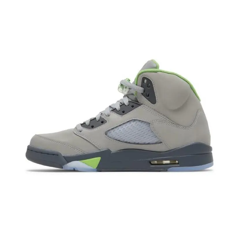 Nike shoes - Air Jordan 5 Retro - Air Retro - DM9014-003 - SILVER/GREEN BEAN-FLINT GREY 2