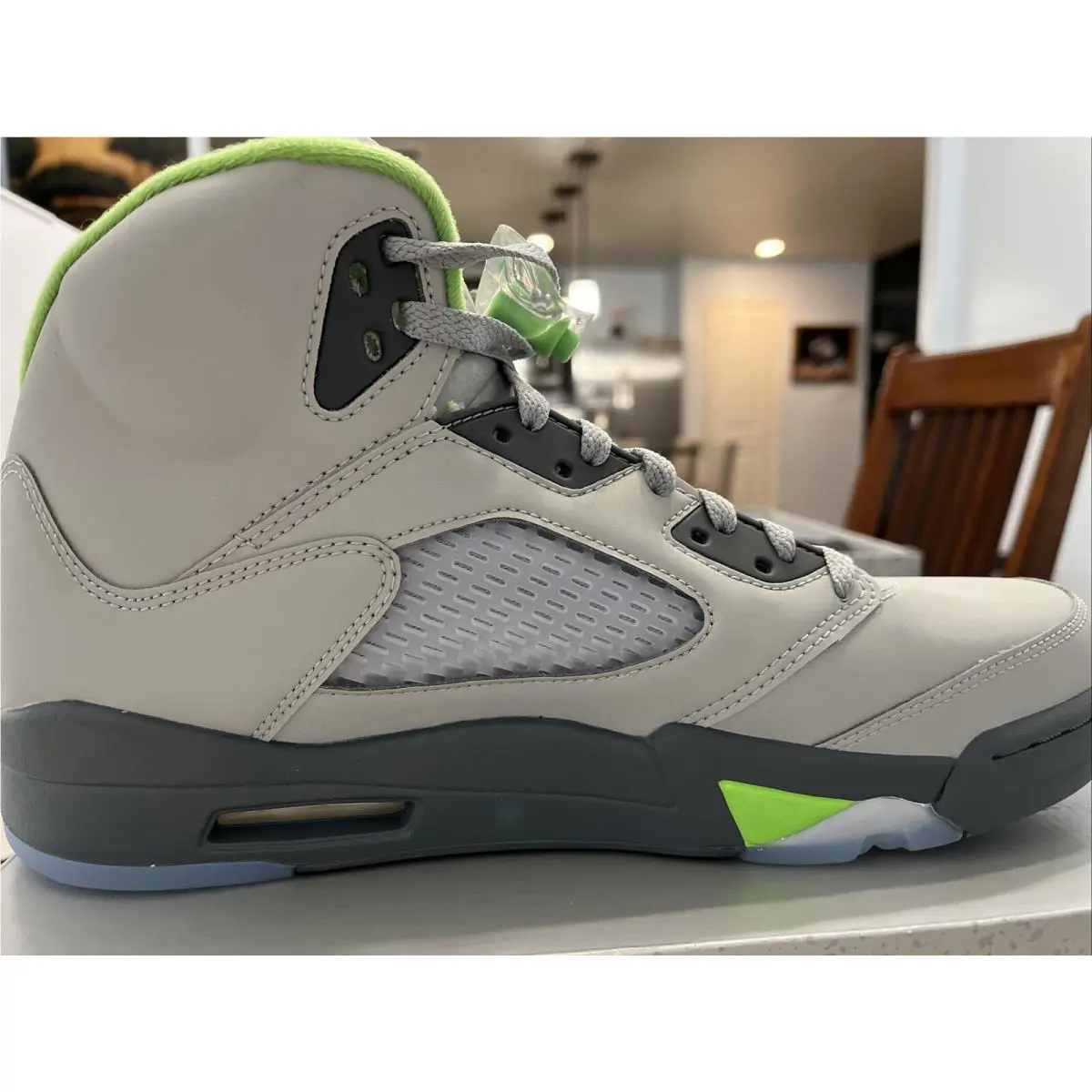 Nike shoes - Air Jordan 5 Retro - Air Retro - DM9014-003 - SILVER/GREEN BEAN-FLINT GREY 1
