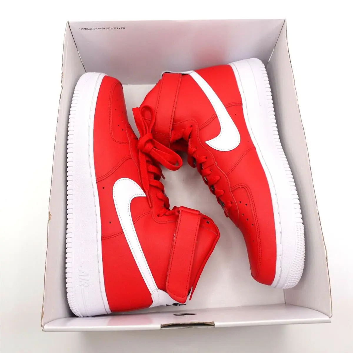 Nike shoes - Nike Air Force 1 - Air Force - AQ3771-994 - Red, White 9