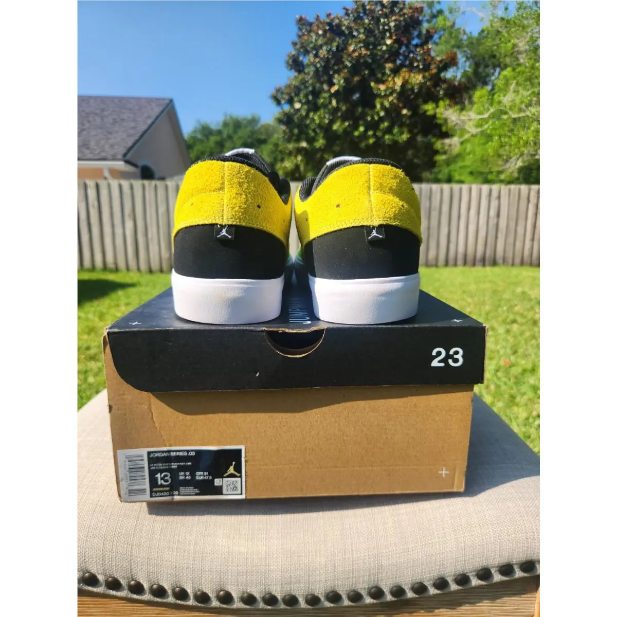 Nike shoes - Jordan Series.03 - DJ0420-700 - Yellow 4