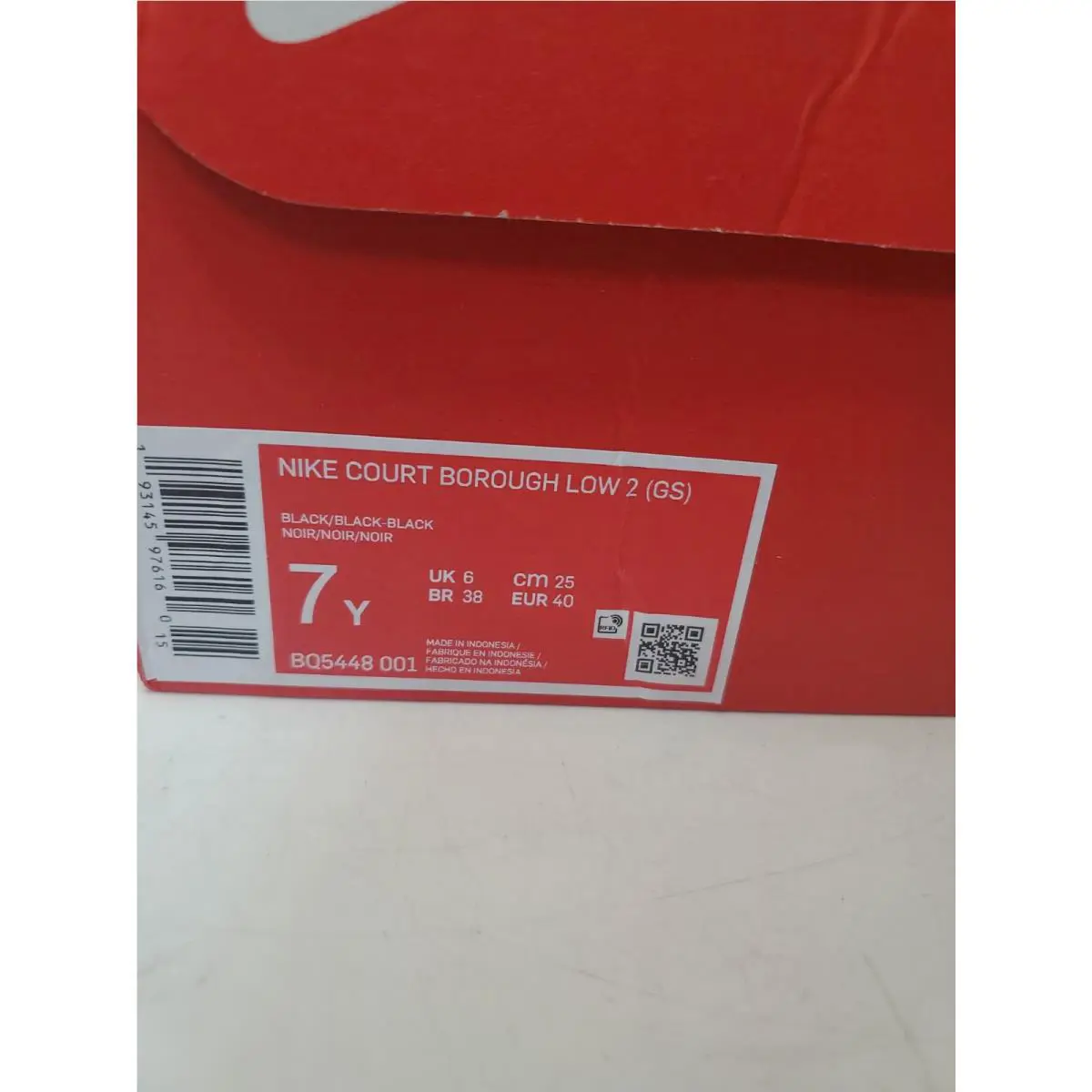 Nike shoes - BQ5448001 N8KE COURT - COURT - Black 2