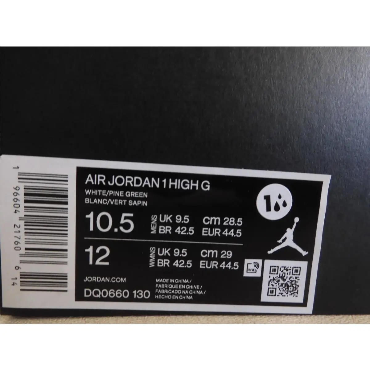Nike shoes - Air Jordan 1 - Air - White (UPC: 196604217606) 5