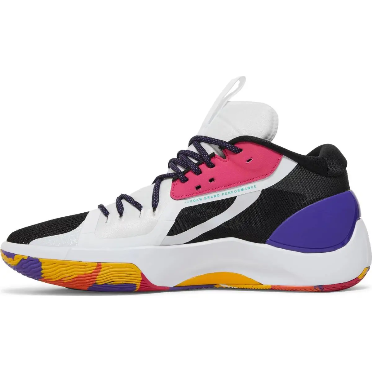 Nike shoes - White/Washed Teal/Black/Rush Orange 2