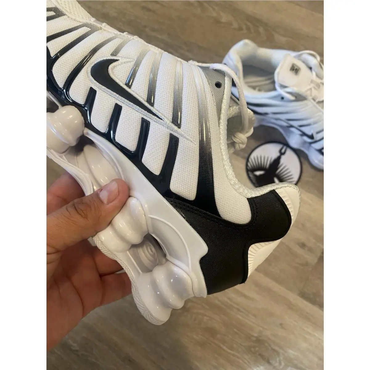 Nike shoes - Nike Shox TL - Shox - AV3595-102 - White / Metallic Platinum / Black (UPC: 193657794764) 1