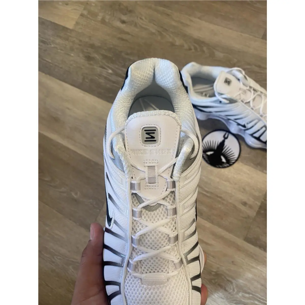 Nike shoes - Nike Shox TL - Shox - AV3595-102 - White / Metallic Platinum / Black (UPC: 193657794764) 6