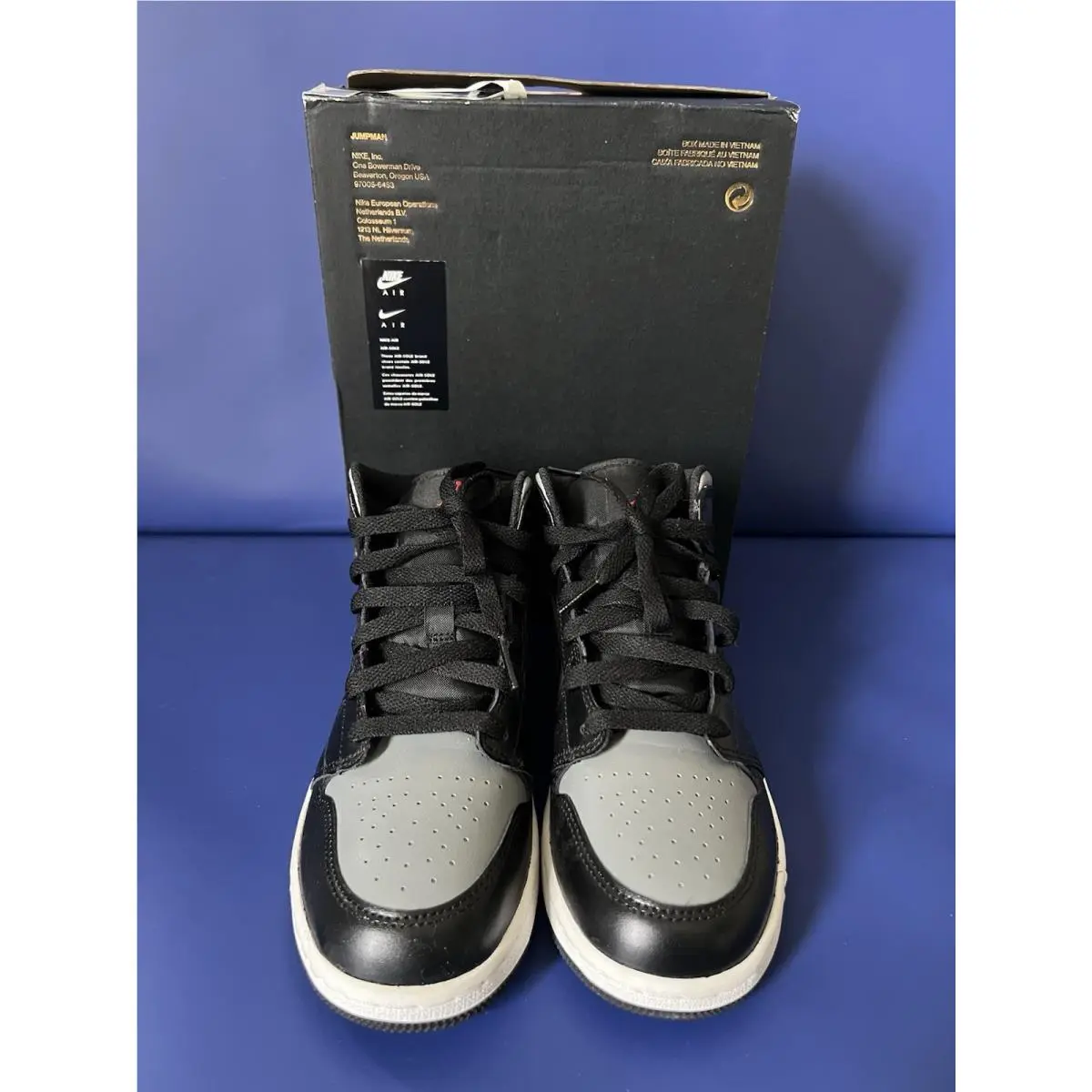 Nike shoes - Air Jordan 1 - Air - 554725-096 - Gray 0