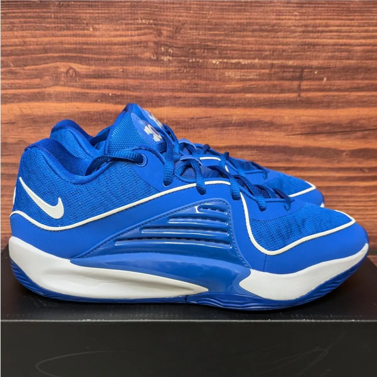 Nike KD16 Kevin Durant TB Men`s 8.5 Game Royal White Basketball Shoes DZ2927-400