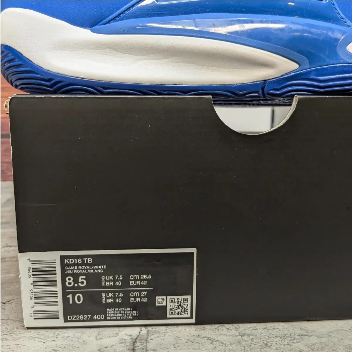 Nike shoes - Nike KD 16 - DZ2927-400 - Blue, Manufacturer: Game Royal/White (UPC: 196606931562) 6