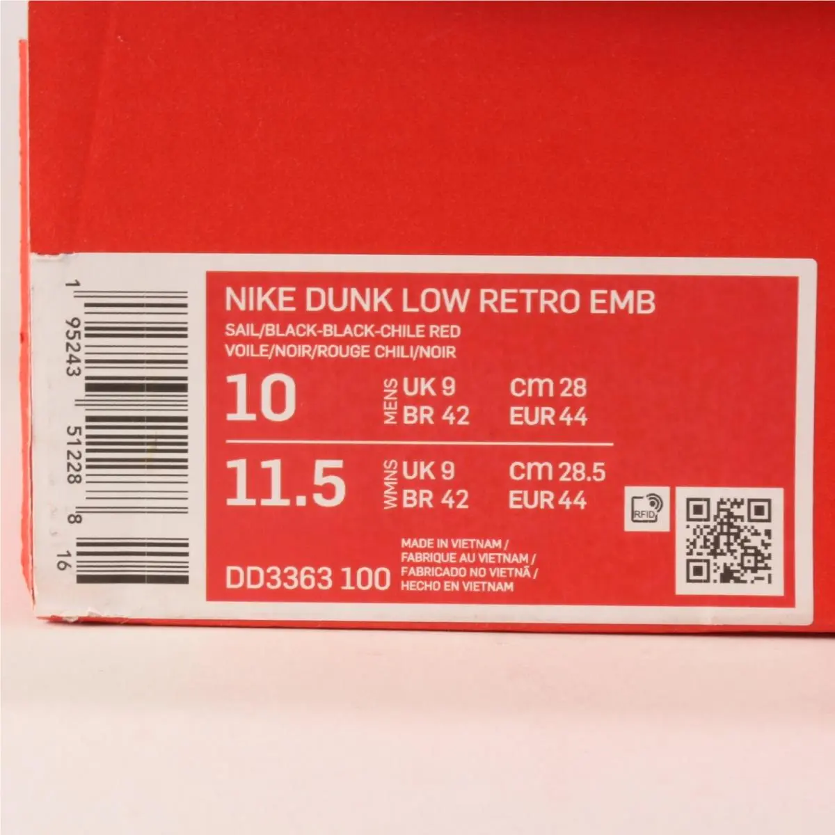 Nike shoes - Nike Dunk Low - Dunk Low - DD3363-100 - Red 9