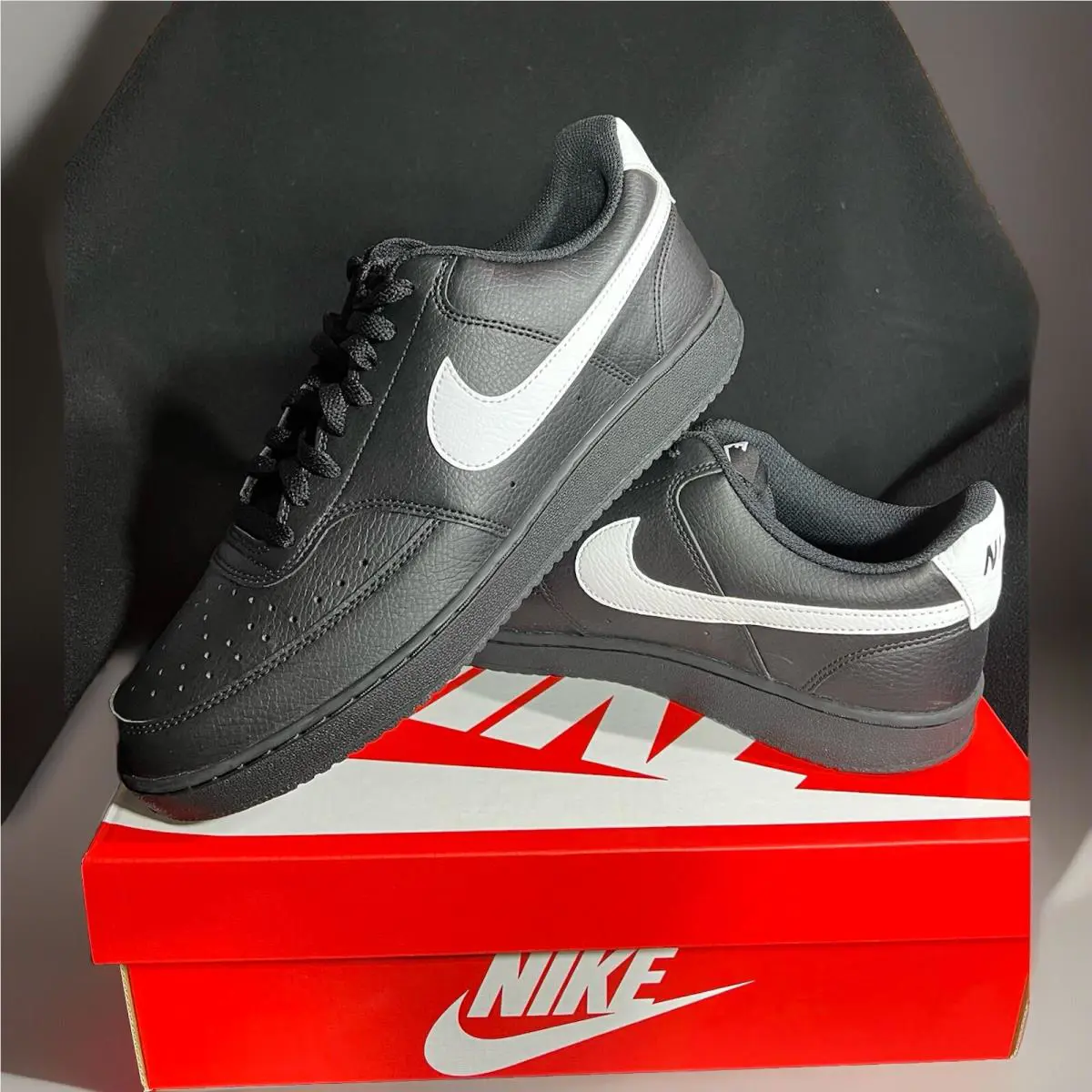 Nike shoes - Nike Court Vision Low - Court Vision Low - Black 0