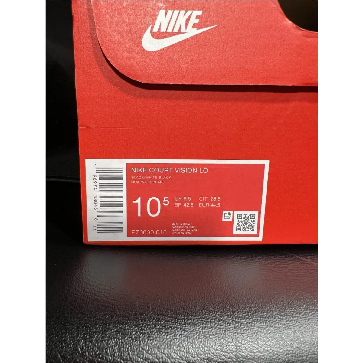 Nike shoes - Nike Court Vision Low - Court Vision Low - Black 6