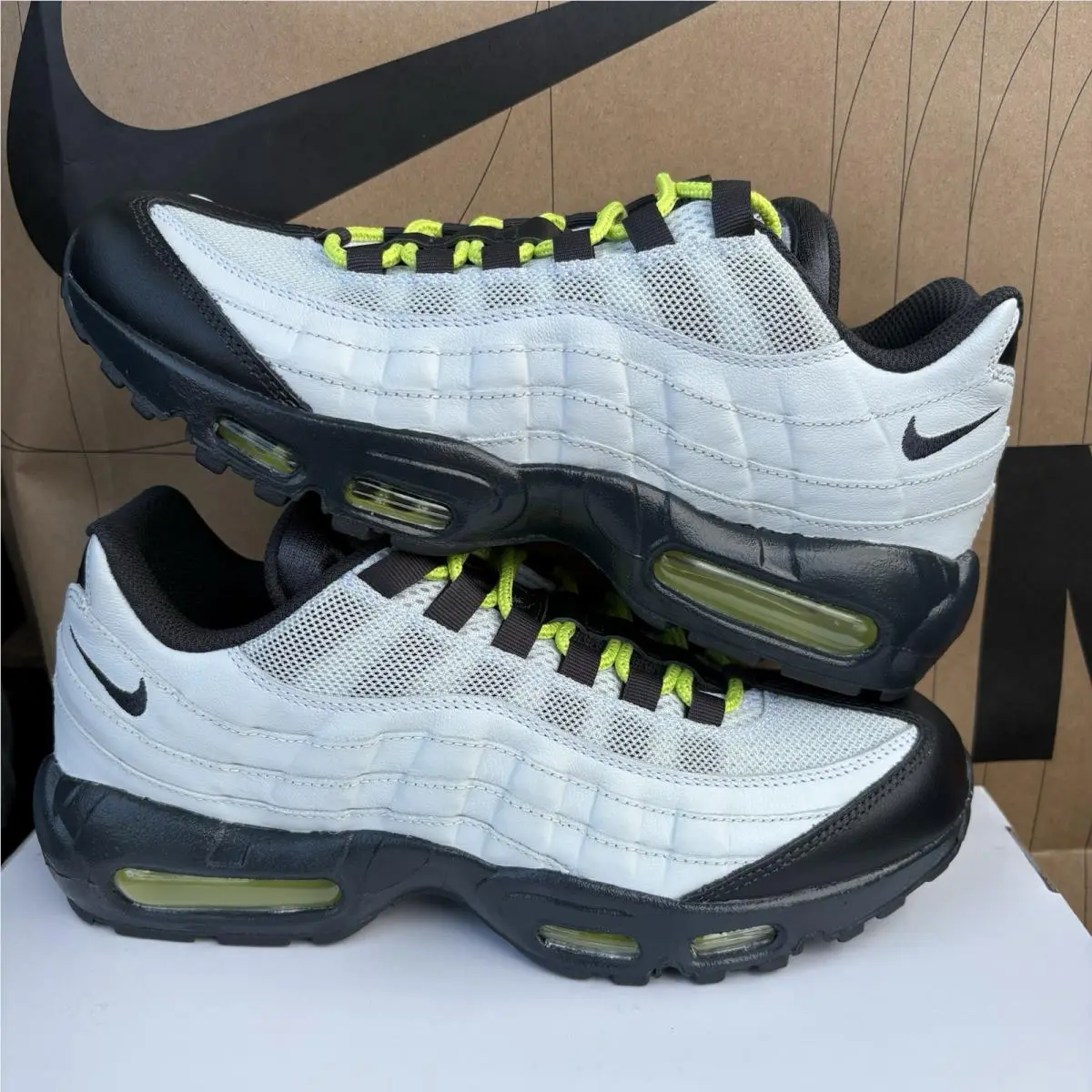 Nike shoes - Nike By You Air Max 95 - 314350-998 - Grey/White-Black (UPC: 195238594572) 0