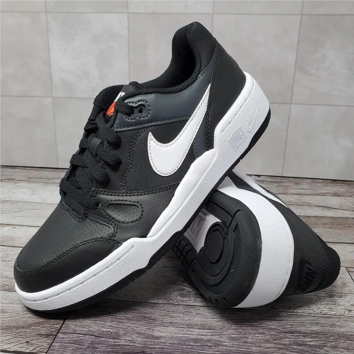 Nike Full Force Low Black White FB1362-001 Shoes Men`s Size 6
