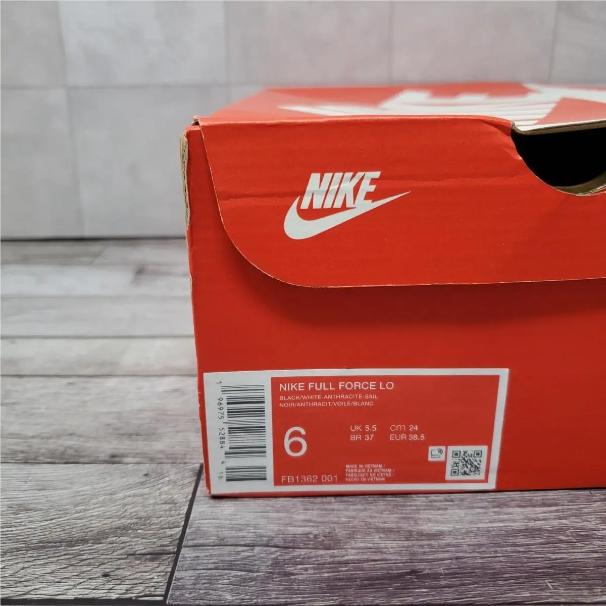 Nike shoes - Nike Full Force LO - Full Force - FB1362-001 - Black 8