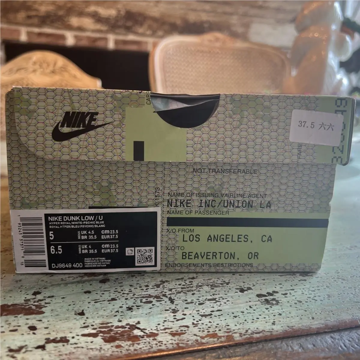 Nike shoes - Nike Dunk Low - Dunk Low - DJ9649-400 - Blue 6