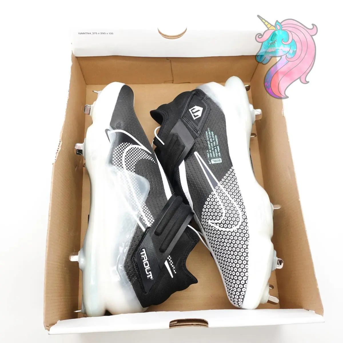 Nike shoes - Nike Force Zoom Trout - Force Zoom Trout - CI3134-005 - Black, White 8