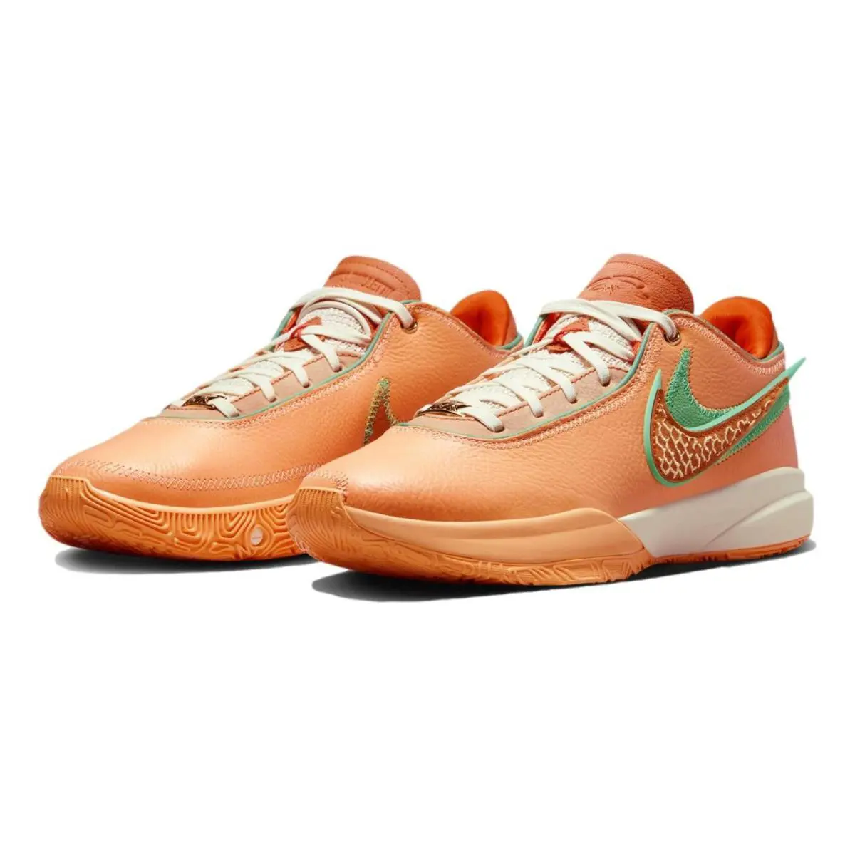 Nike Size 10 - Lebron XX 20 Famu `peach Cream` Basketball Shoes FN8263-800 - Orange