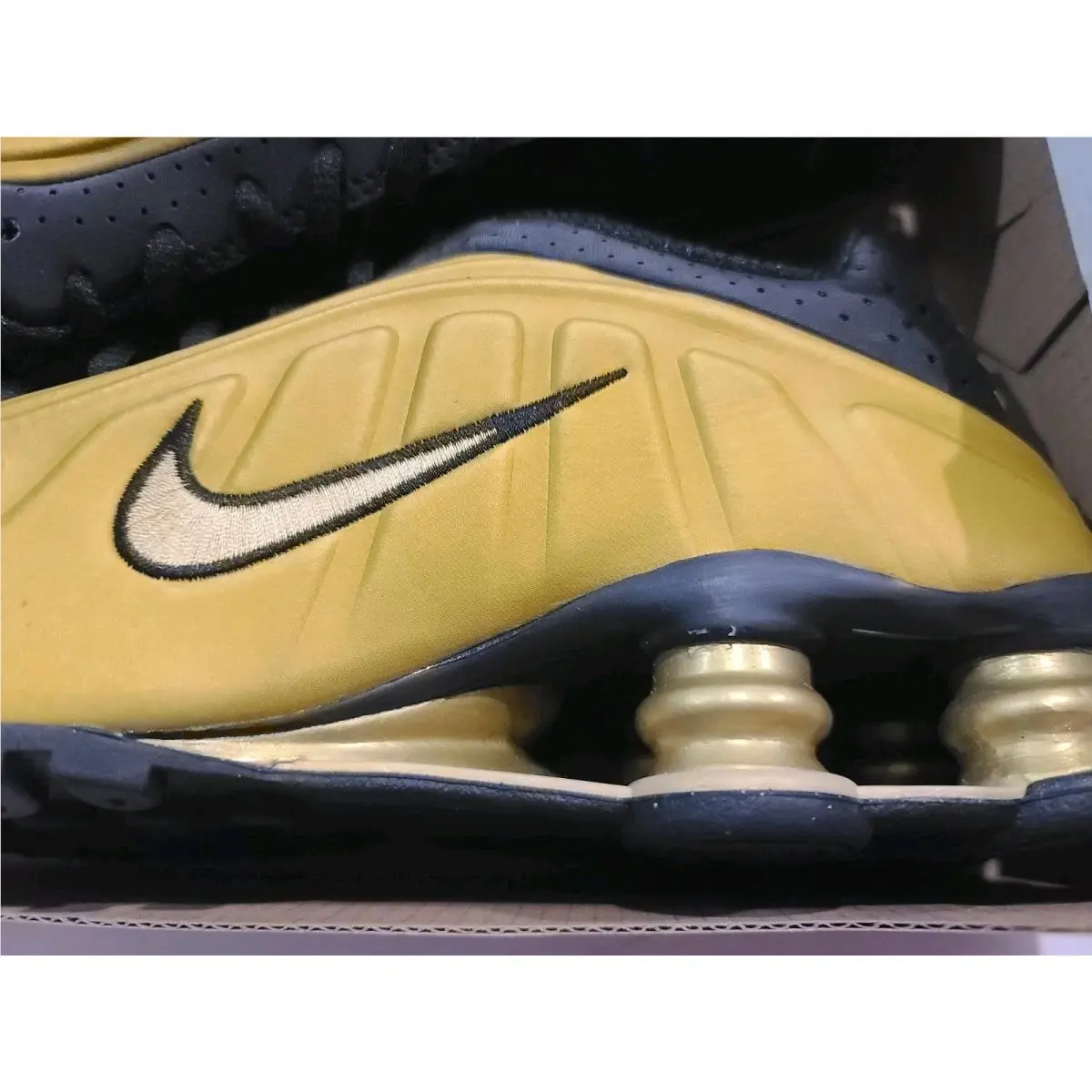 Nike shoes - Nike Shox R4 - Shox - HQ1988 700 - Gold (UPC: 196152007384) 10