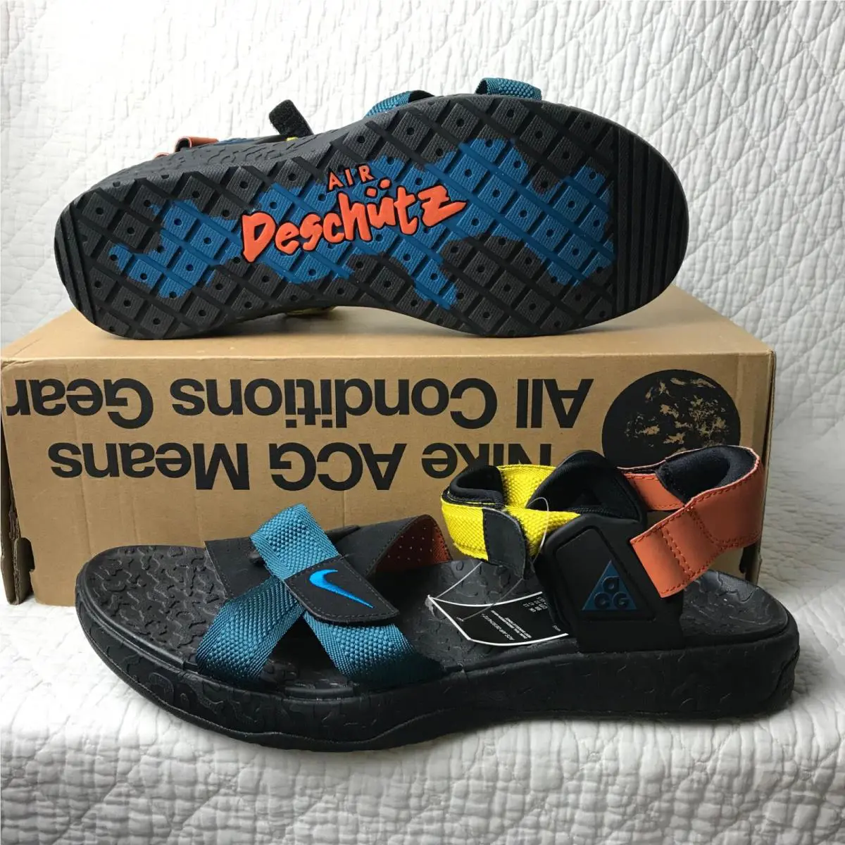 Nike shoes - Nike ACG Air Deschutz - ACG Air Deschutz - DC9093-300 - Dark Teal/Green Abyss 1