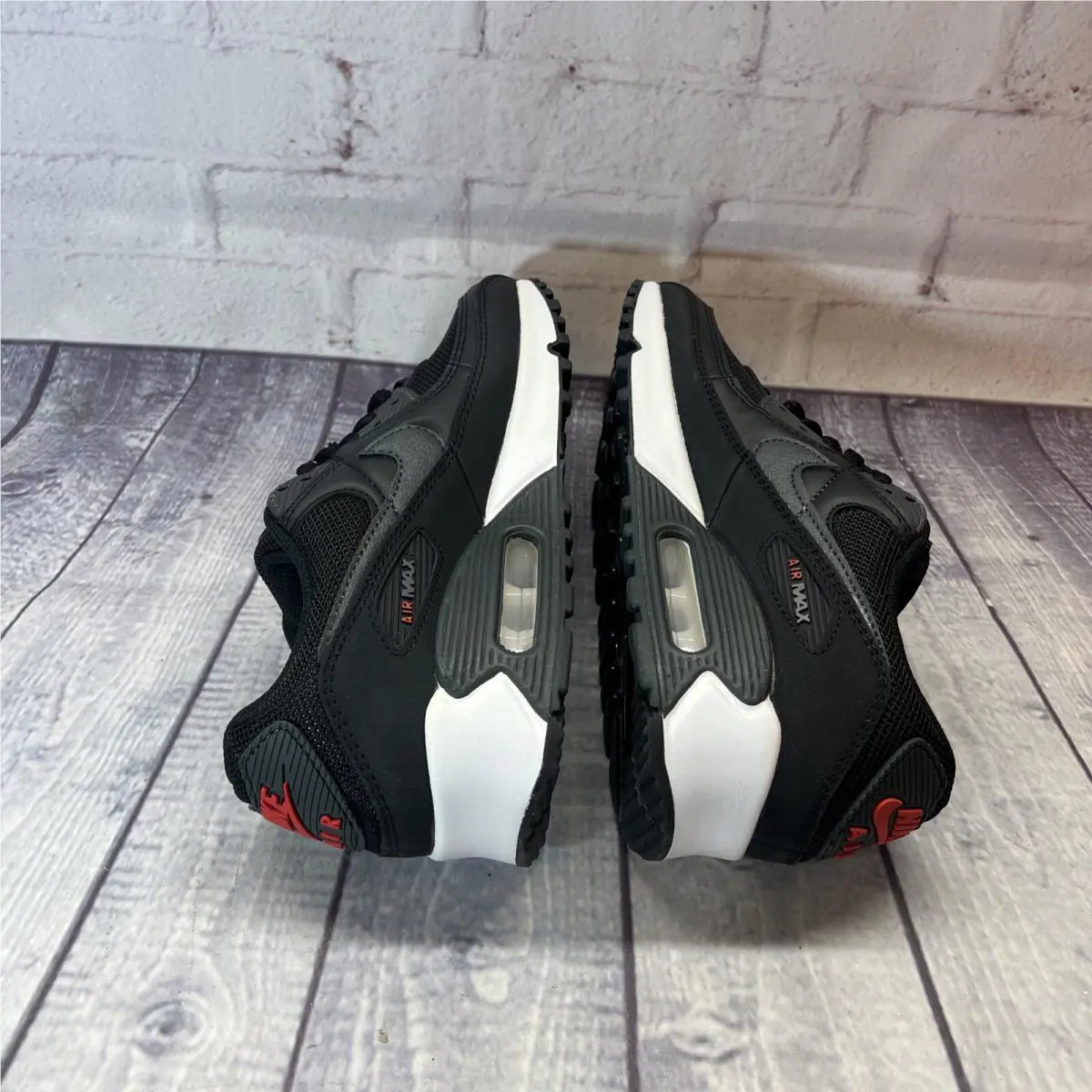 Nike shoes - Nike Air Max 90 - Air Max - DH4095-001 - Black University Red Dark Grey, Manufacturer: Black University Red Dark Grey 4