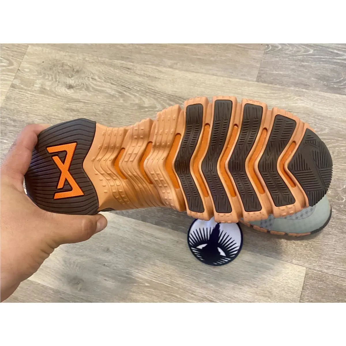 Nike shoes - Nike Free Metcon 5 - Free Metcon - DV3949-301 - Mica Green/Amber Brown/Medium Ash/Campfire Orange (UPC: 196607700730) 9