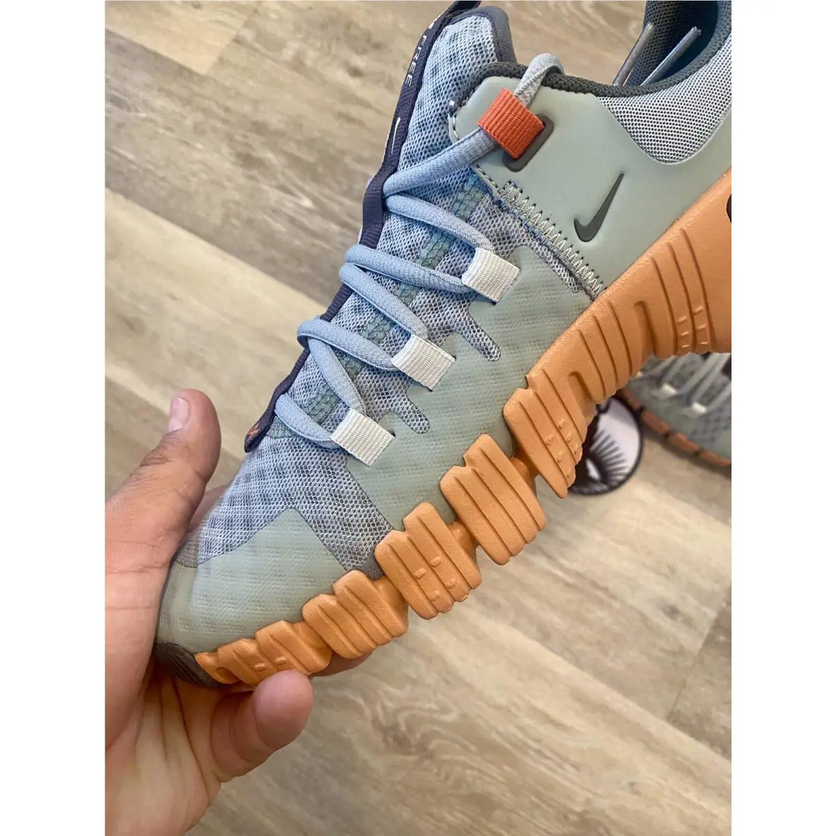 Nike shoes - Nike Free Metcon 5 - Free Metcon - DV3949-301 - Mica Green/Amber Brown/Medium Ash/Campfire Orange (UPC: 196607700730) 2