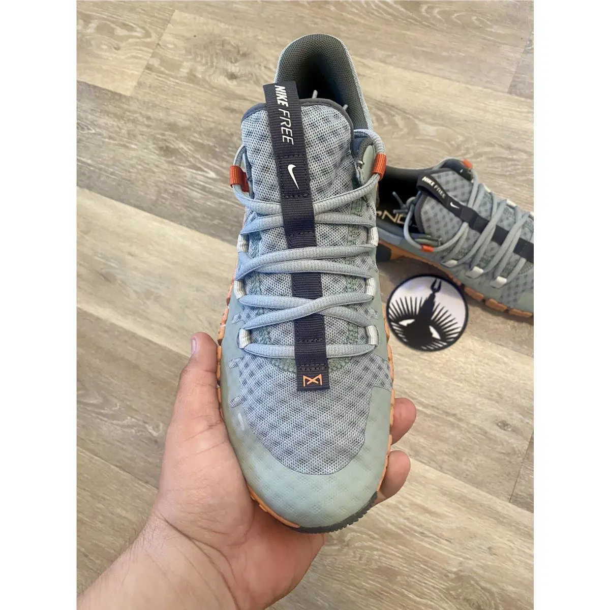 Nike shoes - Nike Free Metcon 5 - Free Metcon - DV3949-301 - Mica Green/Amber Brown/Medium Ash/Campfire Orange (UPC: 196607700730) 4