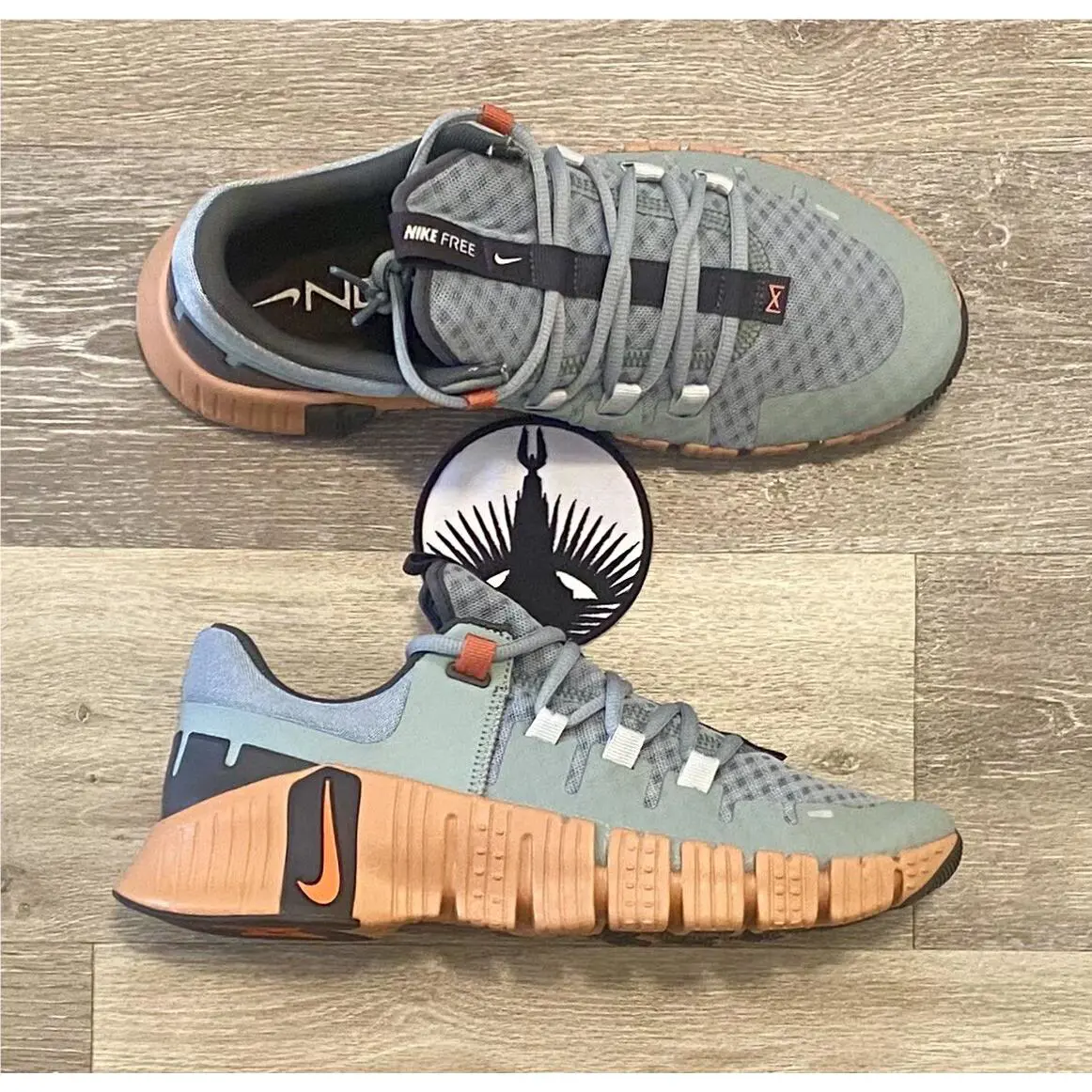 Nike shoes - Nike Free Metcon 5 - Free Metcon - DV3949-301 - Mica Green/Amber Brown/Medium Ash/Campfire Orange (UPC: 196607700730) 5