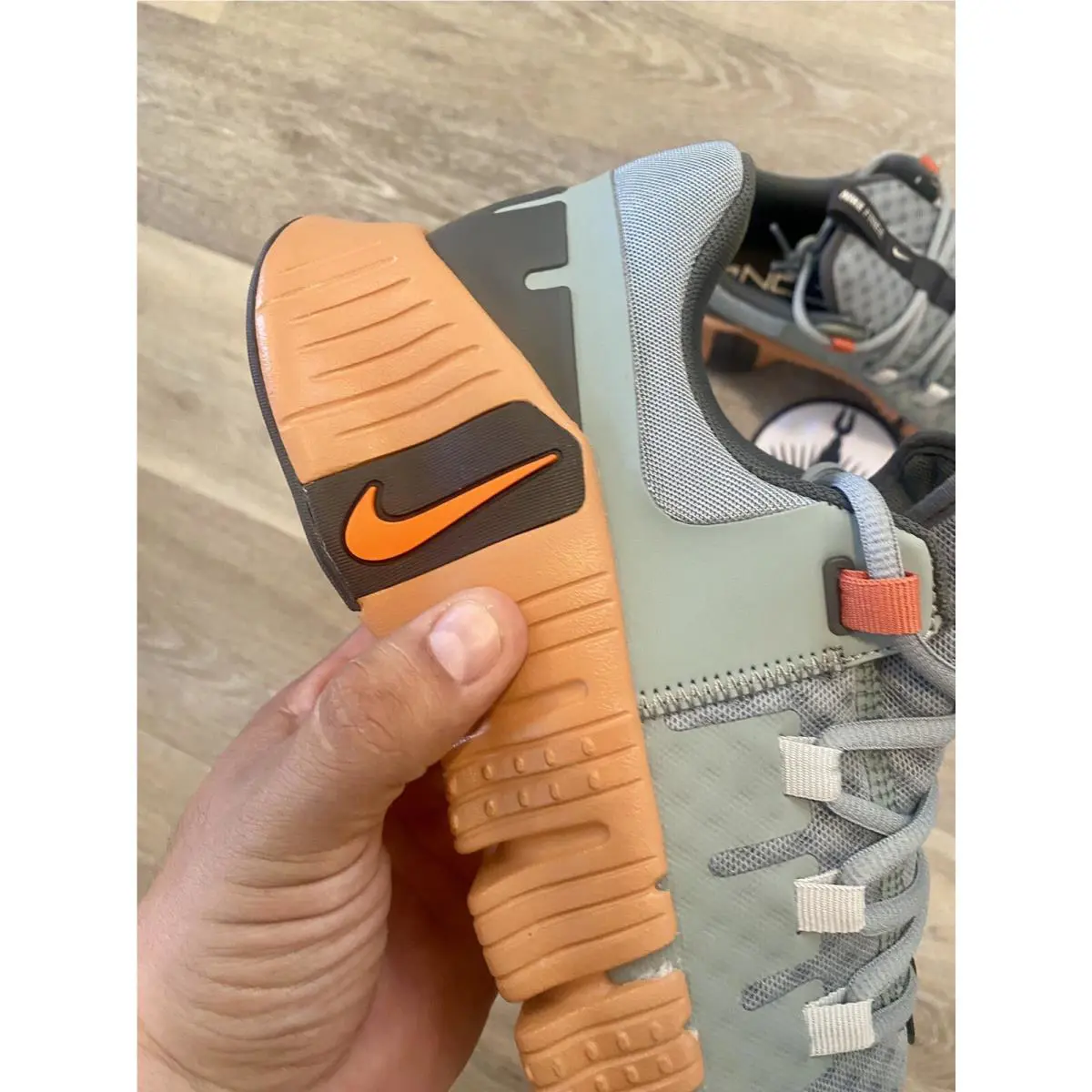 Nike shoes - Nike Free Metcon 5 - Free Metcon - DV3949-301 - Mica Green/Amber Brown/Medium Ash/Campfire Orange (UPC: 196607700730) 7