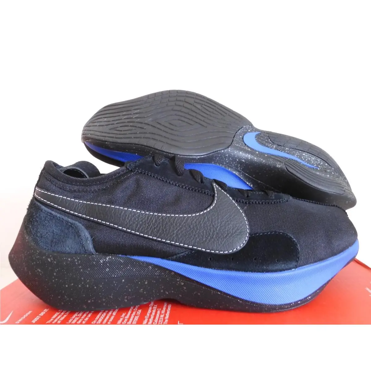 Moon Racer QS Black-black-white-racer Blue SZ 13 BV7779-001 by Nike