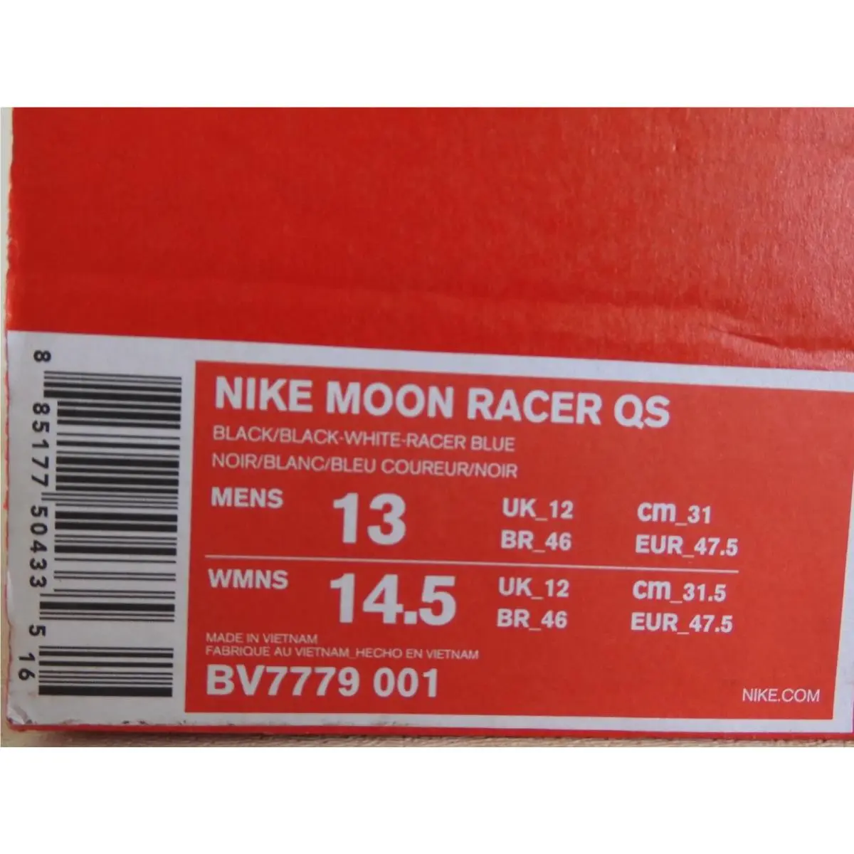 Nike shoes - Nike Moon Racer - Moon Racer - BV7779-001 - Black (UPC: 885177504335) 3