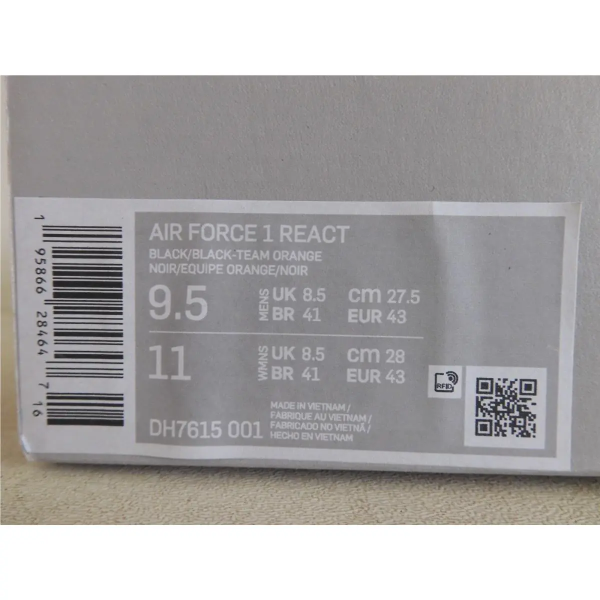 Nike shoes - Nike Air Force 1 - Air Force - DH7615-001 - Black (UPC: 195866284647) 3