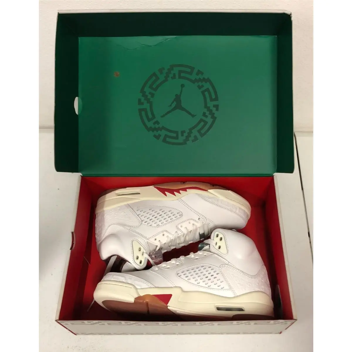 Nike shoes - Air Jordan 5 - Air - HF8833-100 - Sail/Dark Pony-Coconut Milk (UPC: 197860599253) 5