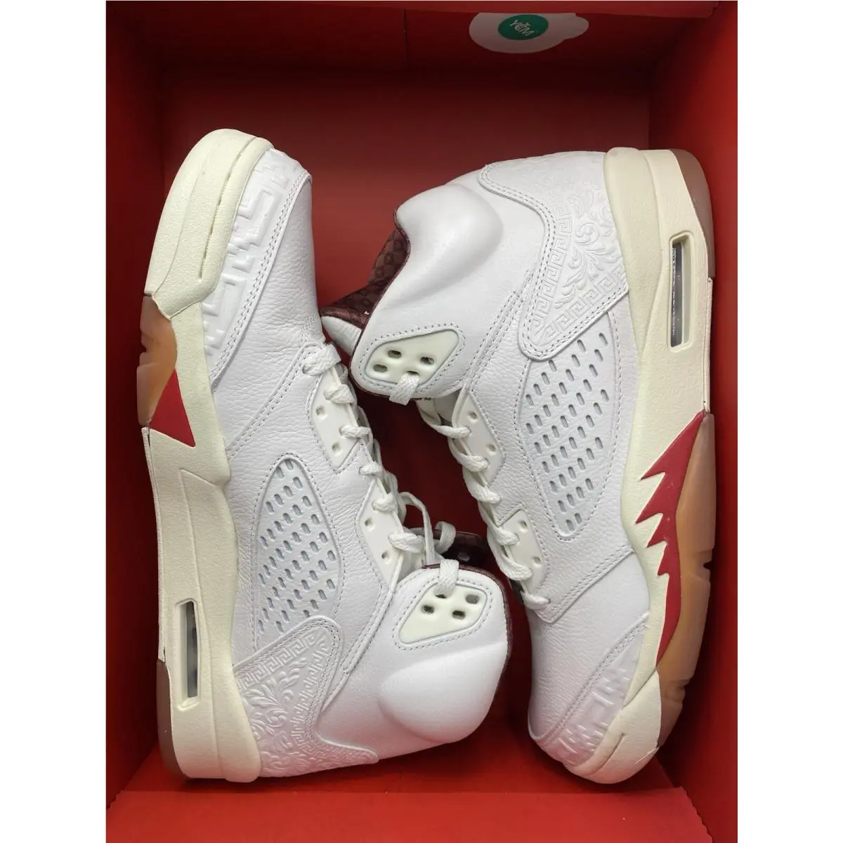 Nike shoes - Air Jordan 5 - Air - HF8833 100 - Sail/Dark Pony-Coconut Milk (UPC: 197860598669) 6
