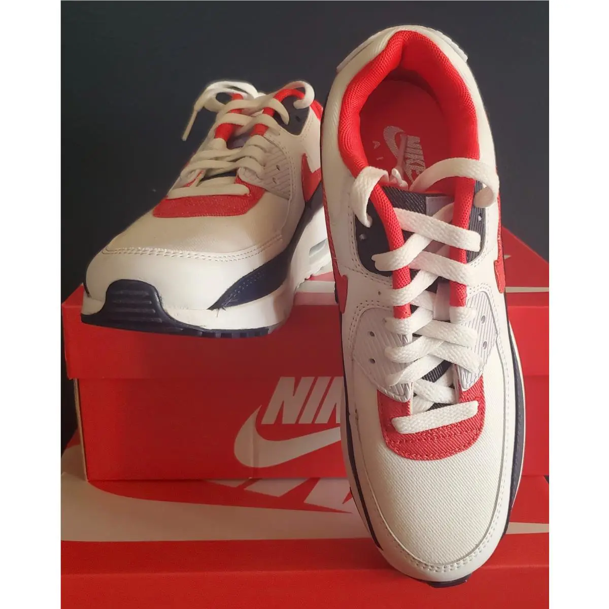 Nike shoes - White/Chili Red/Midnight Navy (UPC: 194958229214) 2