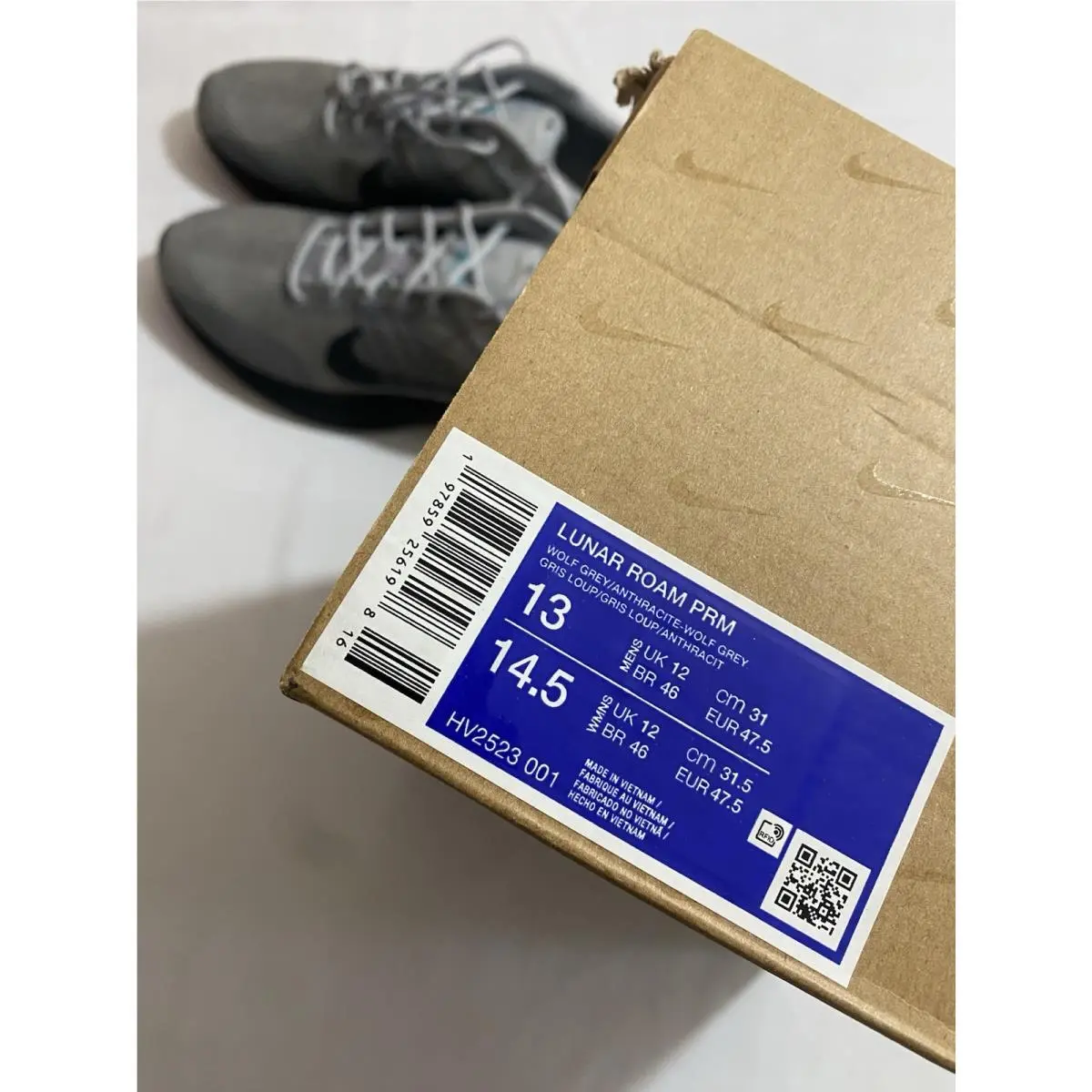 Nike shoes - Nike Lunar Roam - Lunar Roam - HV2523-001 - Gray (UPC: 0197859256198) 7